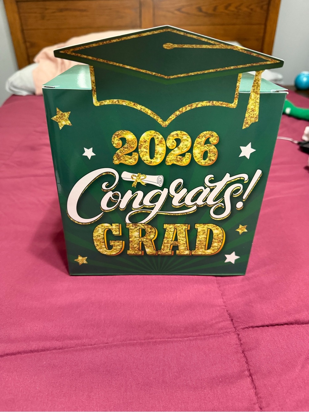Graduation box with cards